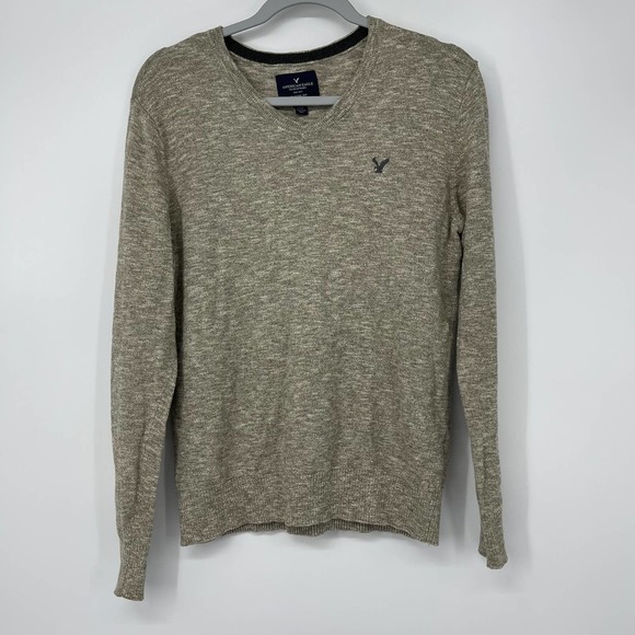American Eagle Outfitters Other - AMERICAN EAGLE LIGHT GRAY V-NECK CLASSIC FIT LIGHTWEIGHT SWEATER SIZE XS